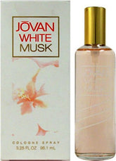 Jovan White Musk bottle front view for everyday feminine fragrance use