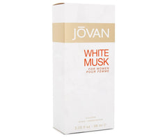 Jovan White Musk box packaging communicates authenticity and US origin