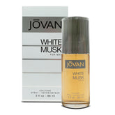 Jovan White Musk Men 3oz bottle close-up for daily confidence and fresh scent.
