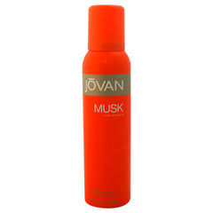 Jovan women's musk deodorant spray bottle delivers daily freshness and subtle confidence.