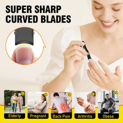 Jovareneo ultra-sharp curved blades deliver safe cuts on nails.