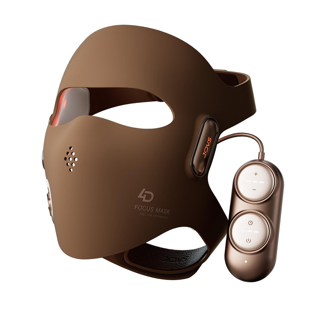 JOVS 4D laser light therapy mask provides full-face coverage for even sessions