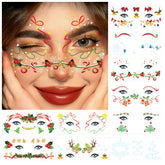 JoyfulGlam Christmas tattoos Santa hats brighten holiday looks for festive photos