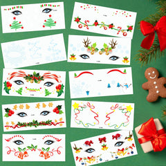 JoyfulGlam Christmas tattoos snowflakes create shimmering accents for celebrations