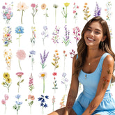 JoyfulGlam flower tattoos roses—realistic designs for stylish skin adornment