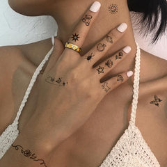 JoyfulGlam makeup-friendly tattoos enhance looks or accessorize outfits.
