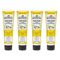 J.R. Watkins Hand Cream Lemon bottle shows hydrating formula for dry hands