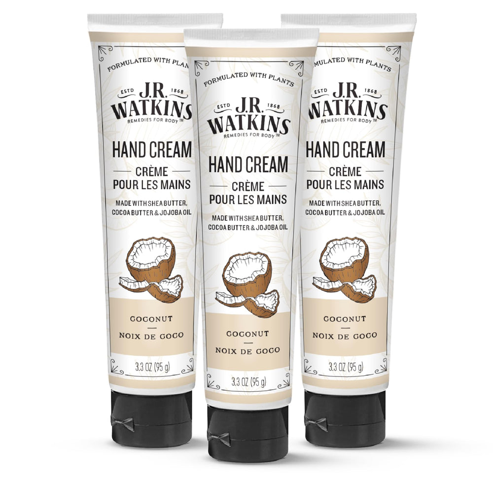J.R. Watkins hand cream with shea butter softens dry hands