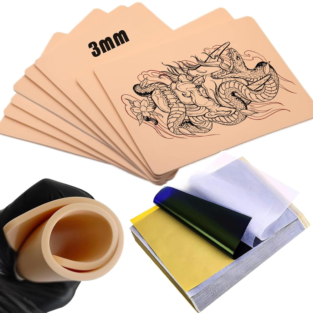 Judero 3MM tattoo skin kit front view for beginner-friendly practice
