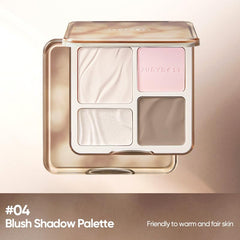 JUDYDOLL contour shade application demonstration showing defined cheekbones and natural finish.