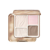 JUDYDOLL Highlight & Contour Palette compact closeup with velvet texture for on-the-go touch-ups.