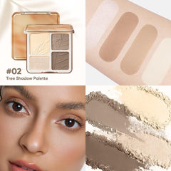 JUDYDOLL Highlight Contour Palette creamy-powder texture delivers smooth finish and buildable color.