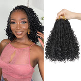 Julen Goddess Box Braids 8inch top view shows full, lightweight style for everyday wear.