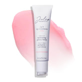 Julep 24/7 Lip Treatment glossy balm application for all-day hydration and shine.