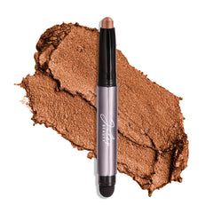 Julep Eyeshadow 101 Copper Shimmer stick swatch for bold, long-lasting color.