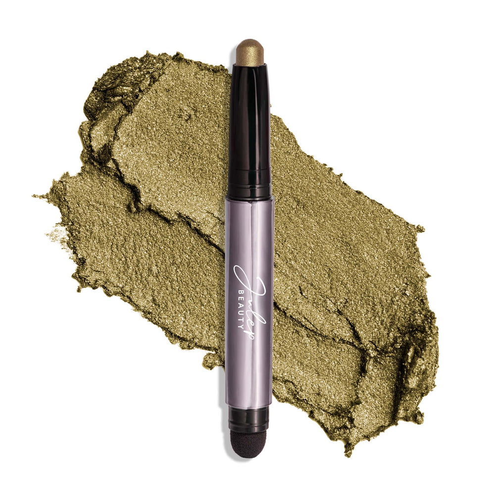 Julep Eyeshadow 101 Khaki Green Shimmer delivers buildable color with subtle sparkle.