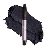 Julep Eyeshadow 101 midnight blue shimmer swatch highlights rich pigment and luminous sheen