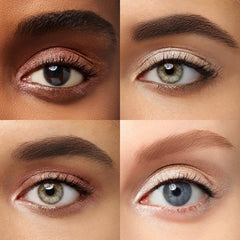 Julep Eyeshadow 101 Rose Shimmer swatch adds warm pink-gold sparkle for depth.