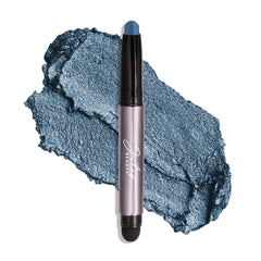 Julep Eyeshadow 101 Sapphire Shimmer stick cap close-up with rich, buildable color.