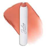 Julep Nectar Pink Creme swatches show buildable rosy color for lips