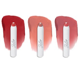 Julep It's Balm Tint Cherry Wood swatch shows buildable glossy hydration.