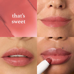 Julep It's Balm Tint swatches reveal rosy-pink shade for everyday wear.