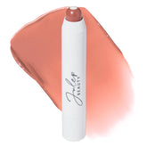 Julep It's Balm Tint Velvet Nude application shows buildable color with a natural gloss finish.