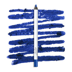 Julep When Pencil Met Gel Ocean Blue swatch shows waterproof, long-wear color.