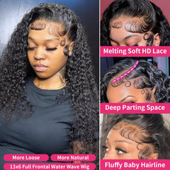 Jumida 13x6 hd lace front detail highlighting seamless scalp blend