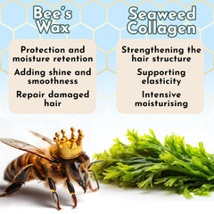 Jumybee hair mask thermo-active technology illustration for deep repair