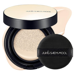 JUNG SAEM MOOL Essential Skin Nuder Cushion compact delivering natural radiant finish for daily glow.