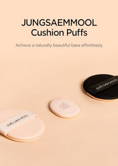 JUNG SAEM MOOL cushion puff hybrid rubicelle enables seamless blending.