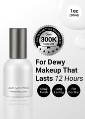 JUNG SAEM MOOL Essential Mool Cream application-on-hand showing smooth spread.