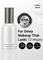 Water-light texture of Essential Mool Cream absorbs quickly for fresh skin