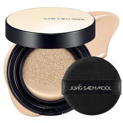 Jung Saem Mool Essential Skin Nuder Cushion compact open showing natural radiant finish for everyday glow.