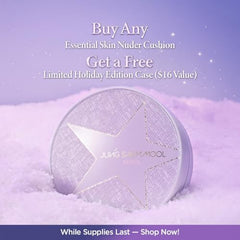 Jung Saem Mool Essential Skin Nuder cushion refill pack highlights eco-friendly replacement.