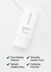 Jung Saem Mool lightweight lotion texture application demonstrates fresh, non-greasy feel
