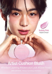 JUNG SAEM MOOL cushion blush puff applicator for mess-free on-the-go touch-ups