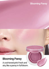 JUNGSAEMMOOL cushion blush dewy finish on the cheek for a luminous look