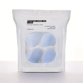 JUNO & Co Microfiber Makeup Sponge Set shows soft texture for smooth, even coverage.