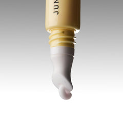 JUNO & Co Lip Milk beads closeup showing nourishing jojoba beads.