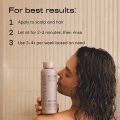 Jupiter shampoo foaming lather demonstrates gentle cleansing for daily use.