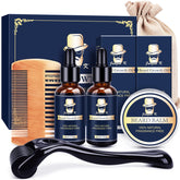 Jurgen K beard growth kit front view ready for daily grooming routine