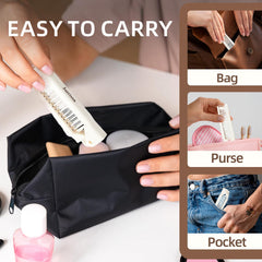 Jurrissa folding hair comb soft bristles for gentle scalp massage