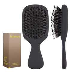 Jurrissa mini detangler brush compact travel design for quick knots in motion