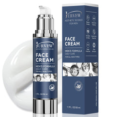 JURVEW 6-in-1 face cream bottle front view highlighting hydration-focused packaging.