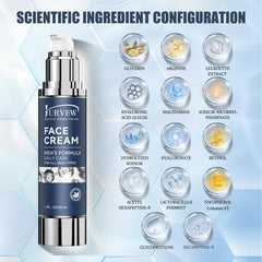 JURVEW ingredients highlight hyaluronic acid for lasting hydration.