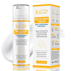 JURVEW skin bleaching cream jar for even tone with gentle hydration