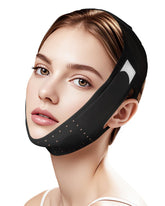 JUSMORE V-Line mask matte black packaging for easy daily contouring prep