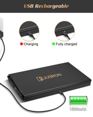 JUSRON LED lighting with touch control evenly illuminates for grooming at any time